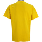 Nike - Yellow Spell-Out T-Shirt 1990s Large Vintage Retro