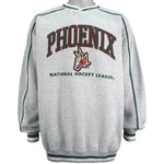NHL (Lee) - Phoenix Coyotes Spell-Out Crew Neck Sweatshirt 1990s X-Large Vintage Retro Hockey