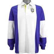 Nike - Team Brazil Long Sleeved Shirt 1990s Large Vintage Retro