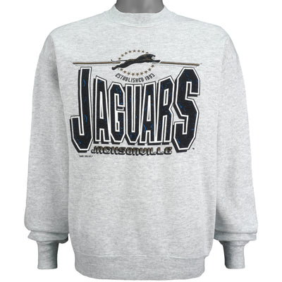 NFL - Jacksonville Jaguars Crew Neck Sweatshirt 1993 Large