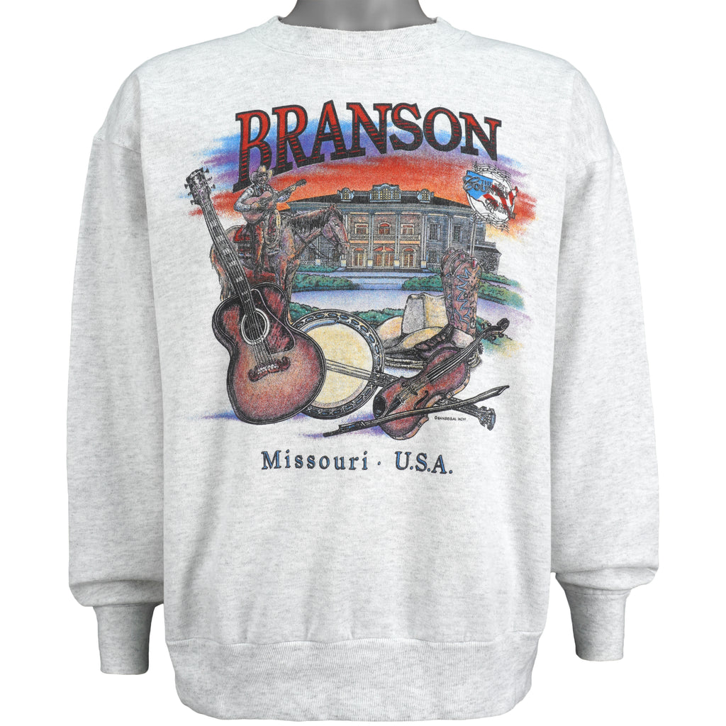 Vintage - Branson, Missouri Crew Neck Sweatshirt 1990s Large Vintage Retro 