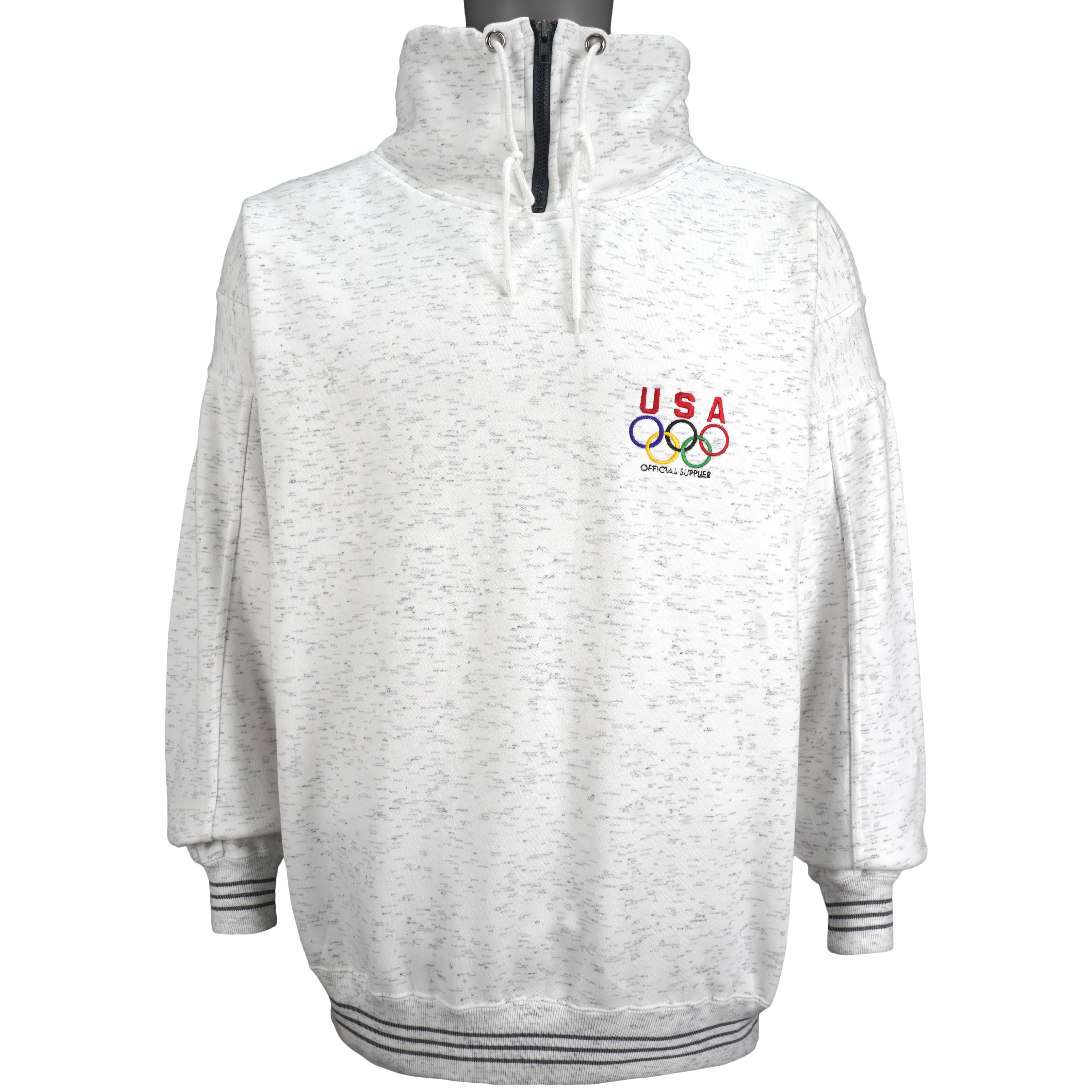 Vintage (Swingster) - USA, Olympic High Neck Sweatshirt 1996 Medium Vintage Retro