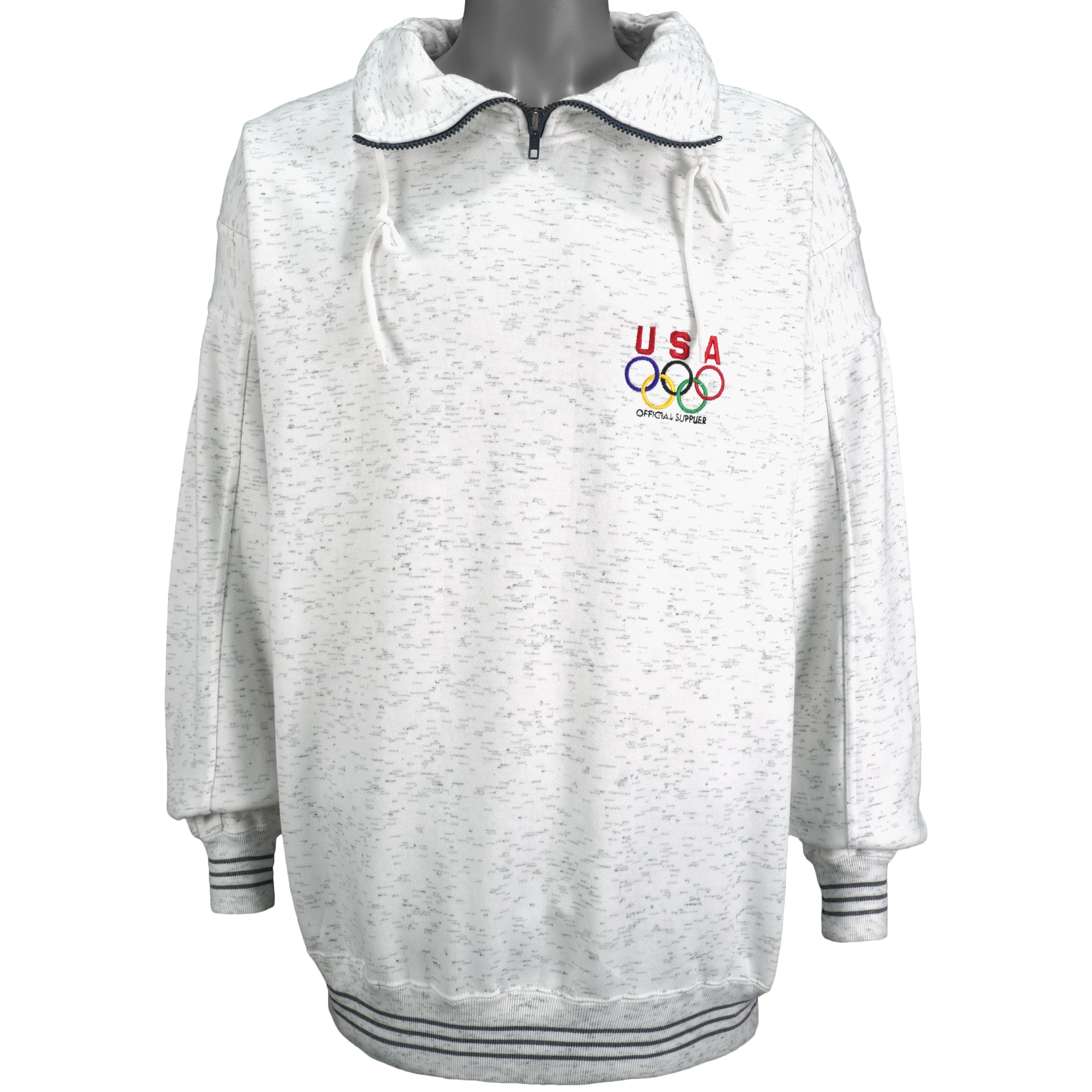 Vintage (Swingster) - USA, Olympic High Neck Sweatshirt 1996 Medium Vintage Retro