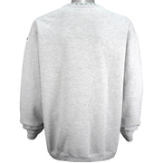 Adidas - Grey Adidas Equipment Embroidered Sweatshirt 1990s Large Vintage Retro