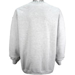 Adidas - Grey Adidas Equipment Embroidered Sweatshirt 1990s Large Vintage Retro