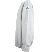Adidas - Grey Adidas Equipment Embroidered Sweatshirt 1990s Large Vintage Retro