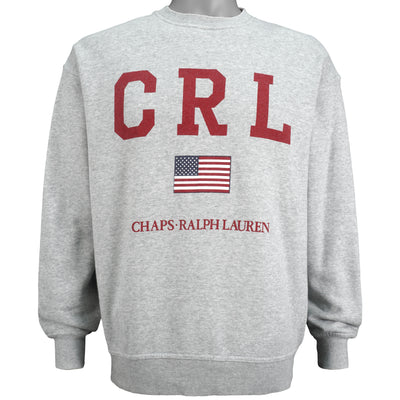 Ralph Lauren (Chaps) - CRL Crew Neck Sweatshirt 1990s Large