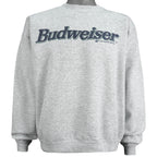 Vintage (Hanes) - Budweiser Spell-Out Crew Neck Sweatshirt 1995 X-Large Vintage Retro