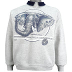 Vintage - Loxodonta, Africana-Preserve, Protect, Conserve Sweatshirt 1990s Large Vintage Retro