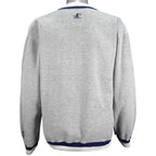 NFL (Logo Athletic) - Dallas Cowboys Embroidered V-Neck Sweatshirt 1990s Large Vintage Retro