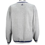 NFL (Logo Athletic) - Dallas Cowboys Embroidered V-Neck Sweatshirt 1990s Large Vintage Retro