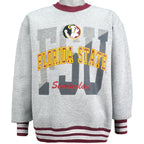 NCAA (Jansports) - Florida State Seminoles Crew Neck Sweatshirt 1990s Large Vintage Retro Football College