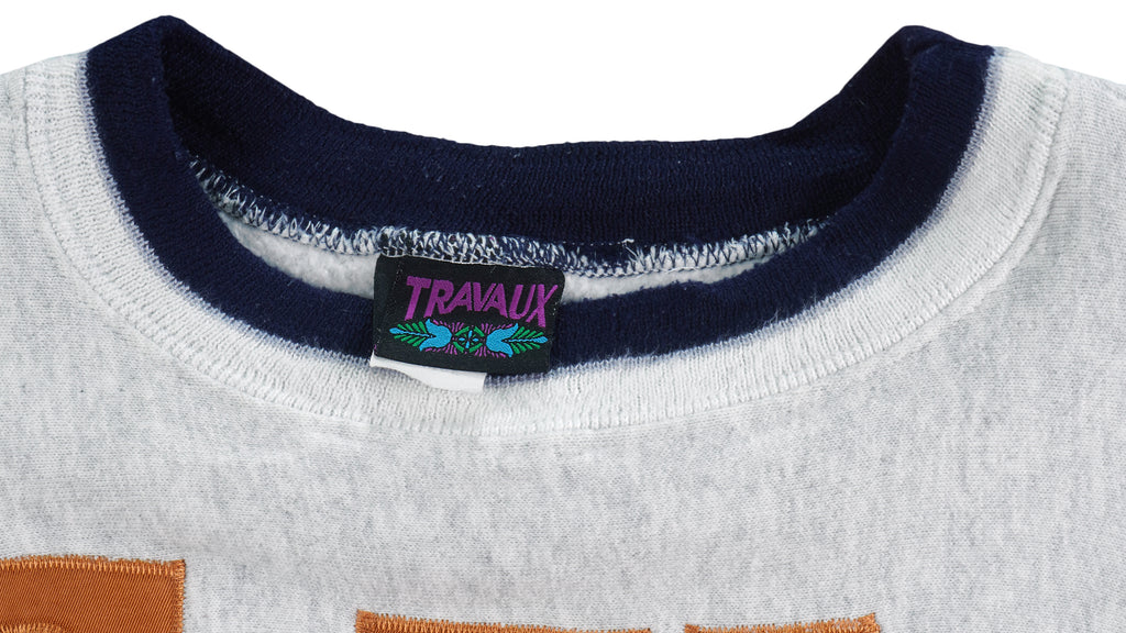 NCAA (Travux) - Texas Longhorns Spell-Out Crew Neck Sweatshirt 1990s X-Large Vintage Retro