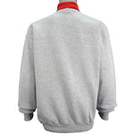 NBA (Cadre Athletic) - Chicago Bulls Spell-Out Turtle Neck Sweatshirt 1990s Large Vintage Retro Basketball