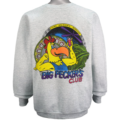 Vintage - Big Peckers Club Crew Neck Sweatshirt 1990s X-Large