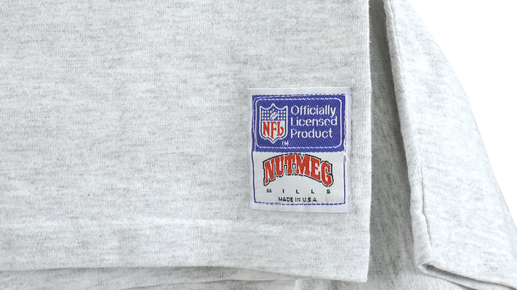NFL (Nutmeg) - New York Giants Spell-Out T-Shirt 1990s X-Large vintage Retro Football
