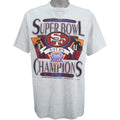 NFL (Trench) - 49ers, Super Bowl XXIX Champions T-Shirt 1994 X-Large Vintage Retro Football