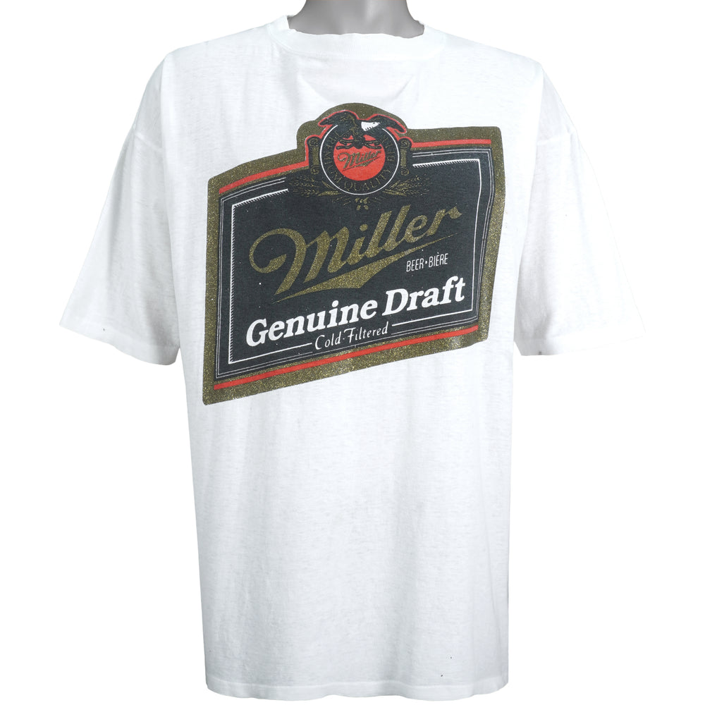Vintage - Miller Genuine Draft Spell-Out T-shirt 1990s X-Large Vintage Retro