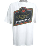 Vintage - Miller Genuine Draft Spell-Out T-shirt 1990s X-Large Vintage Retro