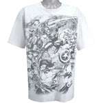 Marvel - Super Heroes Printed T-Shirt 1990s X-Large Vintage Retro