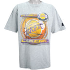 Starter - Los Angeles Lakers Spell-Out T-Shirt 1990s X-Large Vintage Retro Basketball