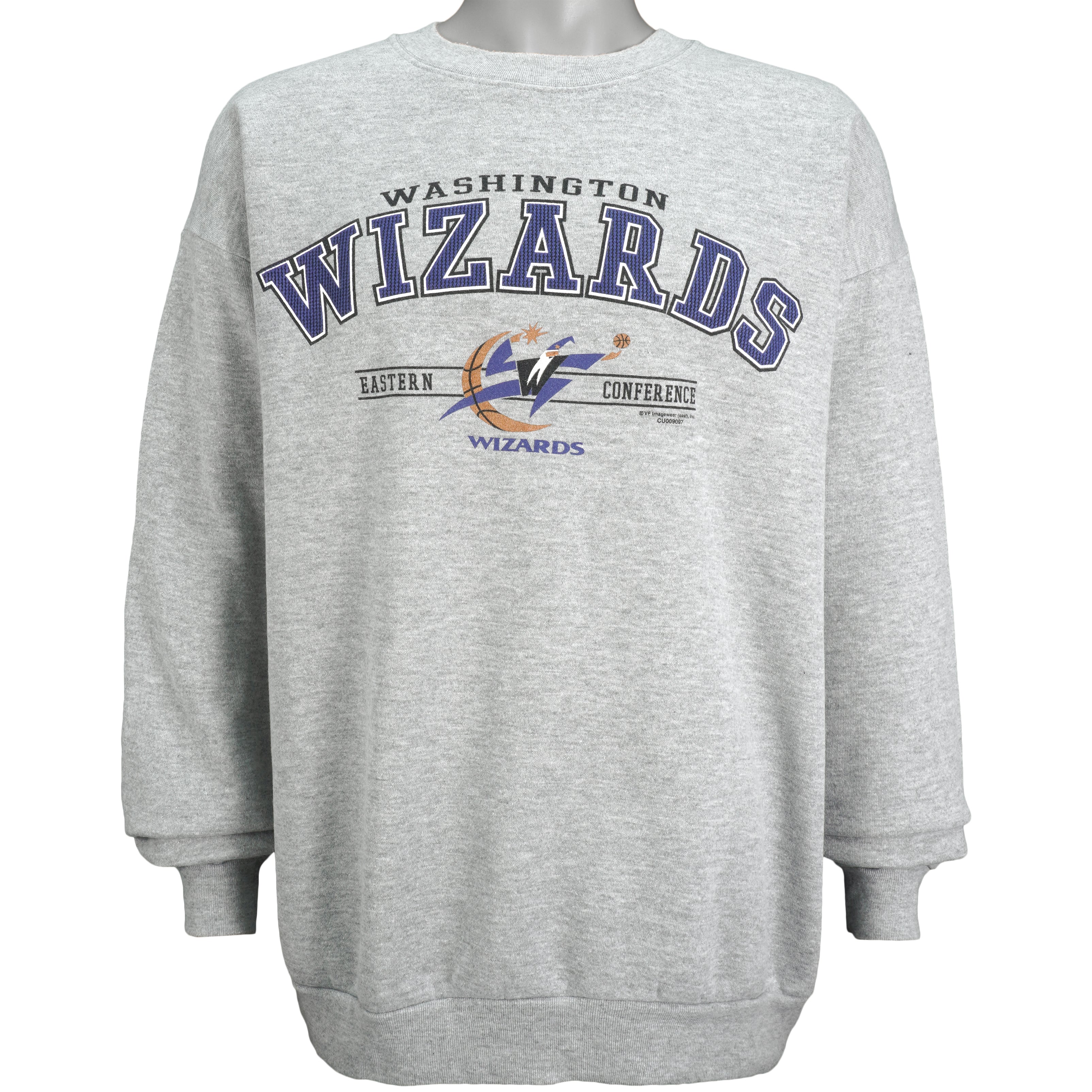 NBA (CSA) - Washington Wizards Crew Neck Sweatshirt 1990s Large Vintage Retro Basketball