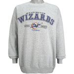 NBA (CSA) - Washington Wizards Crew Neck Sweatshirt 1990s Large Vintage Retro Basketball