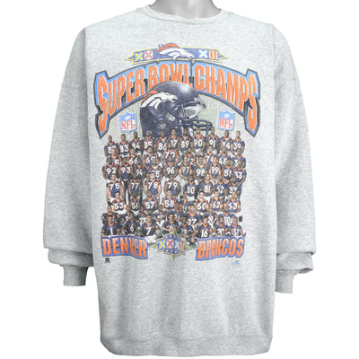 Starter - Broncos, Super Bowl XXXIII Champions Sweatshirt 1998 X-Large