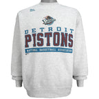 NBA (Pro Player) - Detroit Pistons Sweatshirt 1990s Large Vintage Retro Basketball