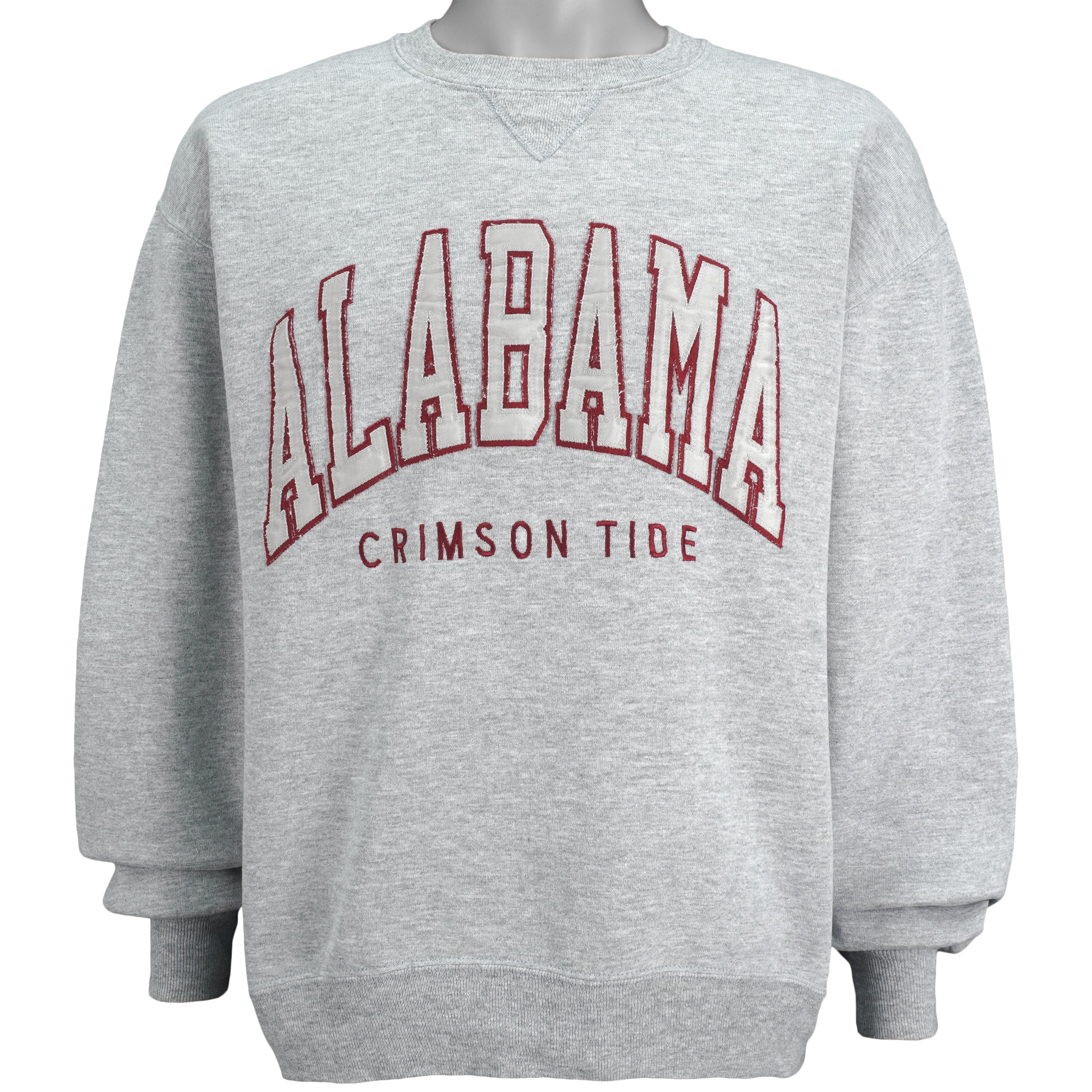 NCAA (Russell Athletic) - Alabama Crimson Tide Embroidered Sweatshirt 1990s Large Vintage Retro Football College