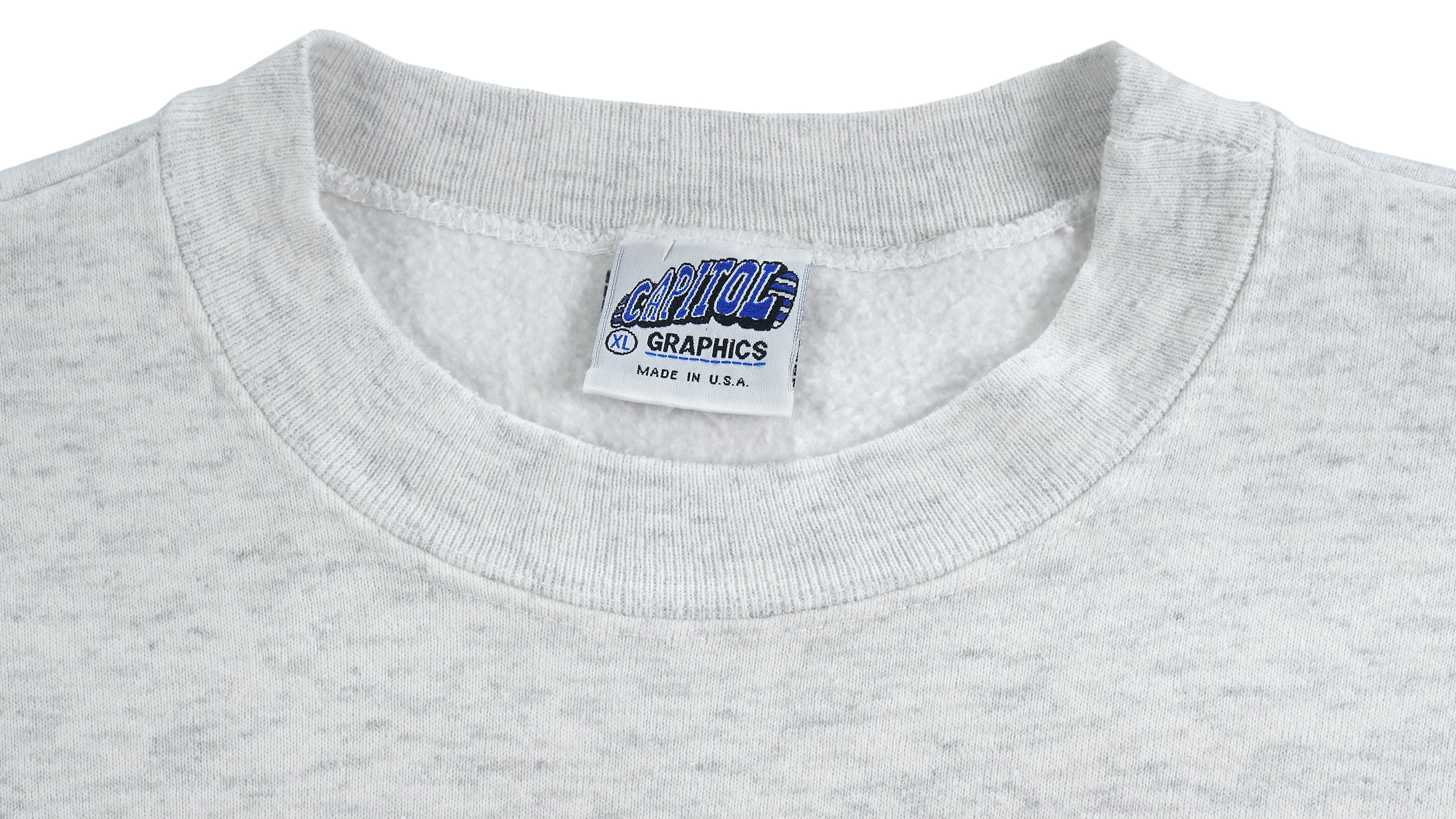 NCAA (Capitol Graphics) - Texas Longhorns Spell-Out Crew Neck Sweatshirt 1990’s X-Large Vintage Retro College 