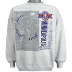 NFL (Logo 7) - Minneapolis, Super Bowl XXVI Sweatshirt 1991 X-Large Vintage Retro Football
