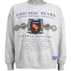 NFL (Nutmeg) - Chicago Bears Crew Neck Sweatshirt 1990s Large Vintage Retro Football