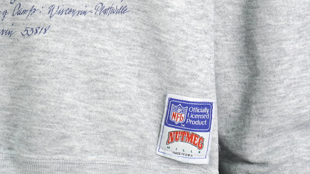 NFL (Nutmeg) - Chicago Bears Crew Neck Sweatshirt 1990s Large Vintage Retro Football
