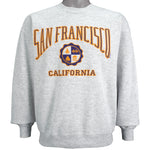 Vintage (Crazy Shirt) - San Francisco Crew Neck Sweatshirt 1990s Large Vintage Retro