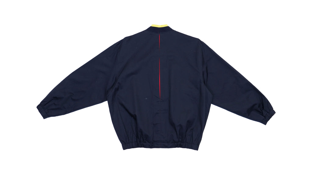 FILA - Navy with Yellow Detail Classic Casual Jacket 1990s Medium