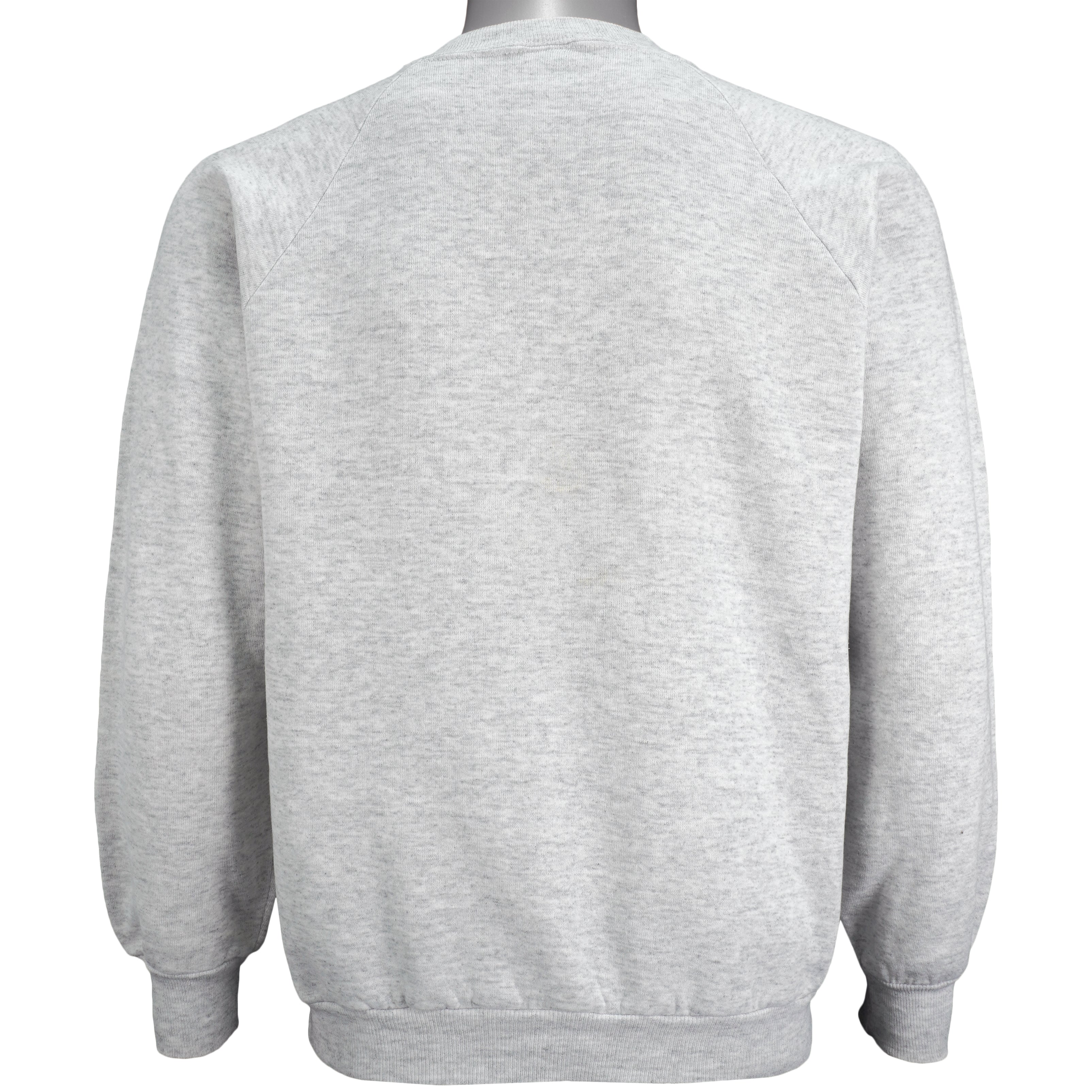 Vintage (Jerzees) - New York Spell-Out Sweatshirt 1990s Large Vintage Retro