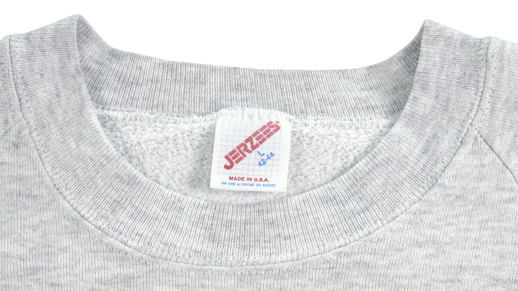 Vintage (Jerzees) - New York Spell-Out Sweatshirt 1990s Large Vintage Retro