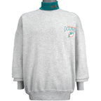 NFL (Chalk Line) - Miami Dolphins Turtleneck Sweatshirt 1990s X-Large Vintage Retro Football