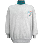 NFL (Chalk Line) - Miami Dolphins Turtleneck Sweatshirt 1990s X-Large Vintage Retro Football