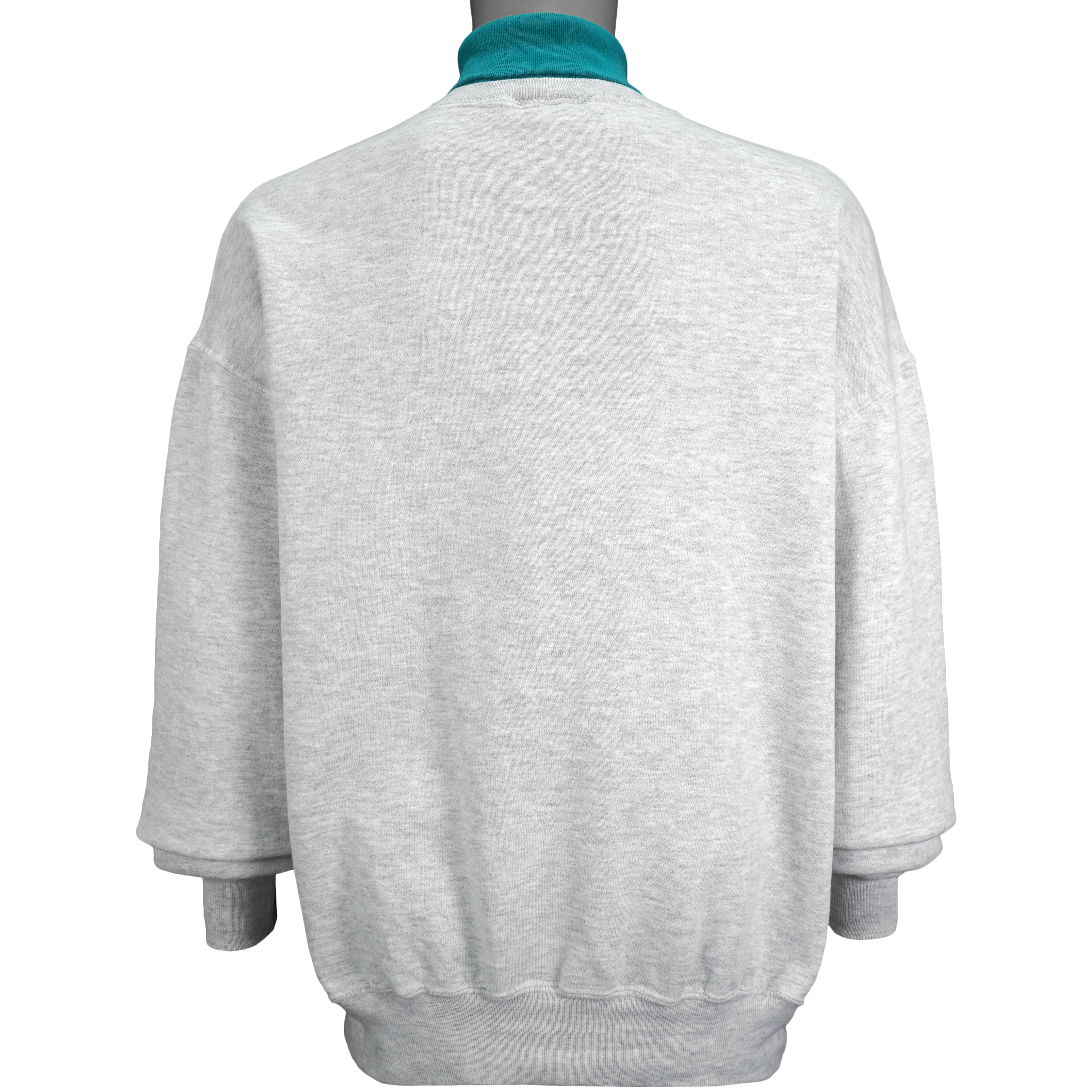 NFL (Chalk Line) - Miami Dolphins Turtleneck Sweatshirt 1990s X-Large Vintage Retro Football