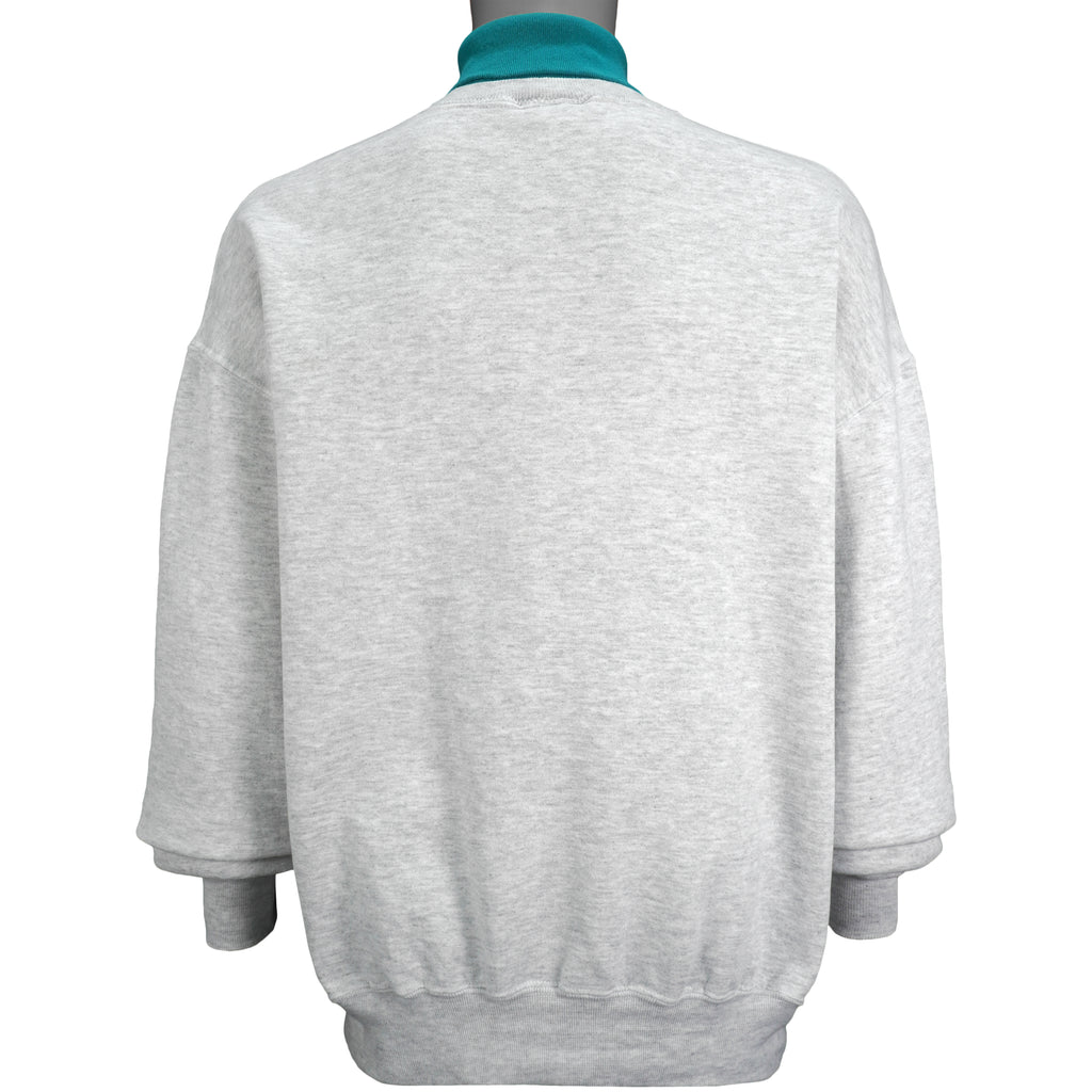 NFL (Chalk Line) - Miami Dolphins Turtleneck Sweatshirt 1990s X-Large Vintage Retro Football