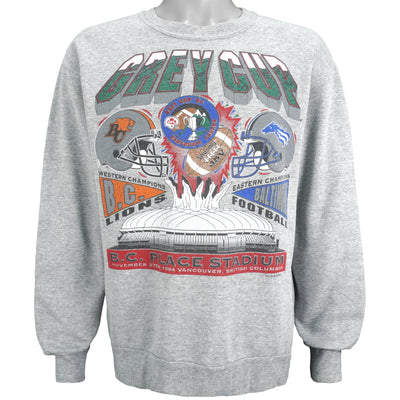 CFL - B.C. Lions VS Baltimore Stallions Grey Cup Sweatshirt 1994 Medium