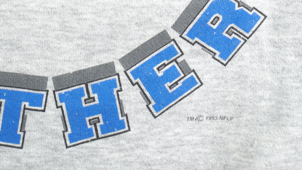 NFL (Tultex) - Carolina Panthers Crew Neck Sweatshirt 1993 Medium Vintage Retro Football