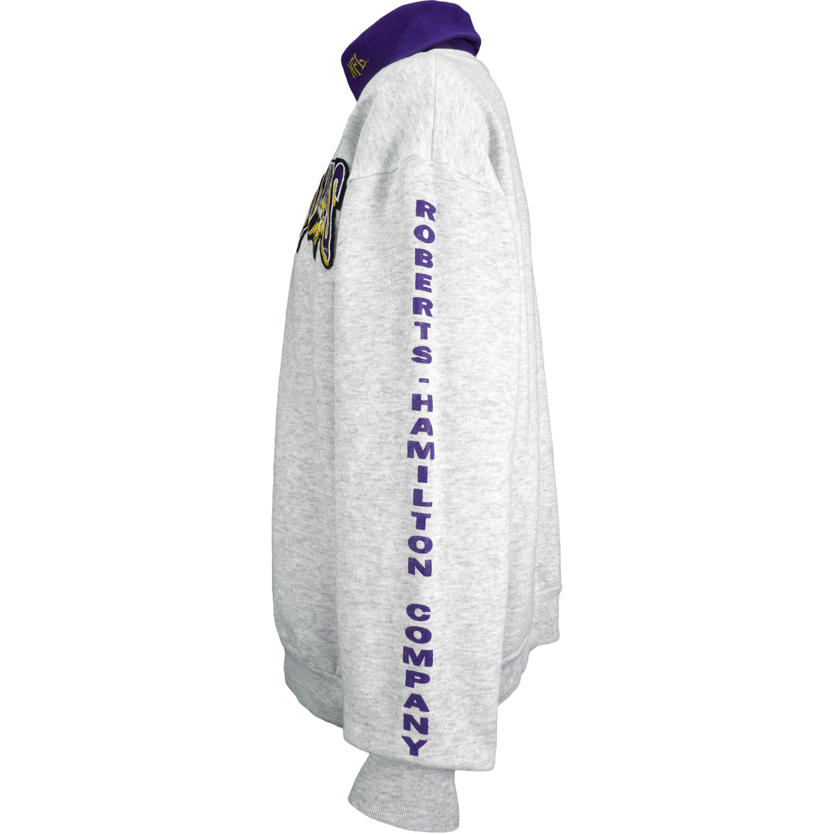 NFL (Majestic) - Minnesota Vikings Embroidered Turtleneck Sweatshirt 1990s X-Large Vintage Retro 