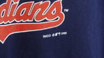 MLB (Tultex) - Cleveland Indians Big Logo Sweatshirt 1995 Large Vintage Retro Baseball