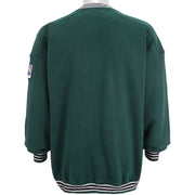 NHL (Lee) - Dallas Stars Embroidered Crew Neck Sweatshirt 1990s Large Vintage Retro Hockey