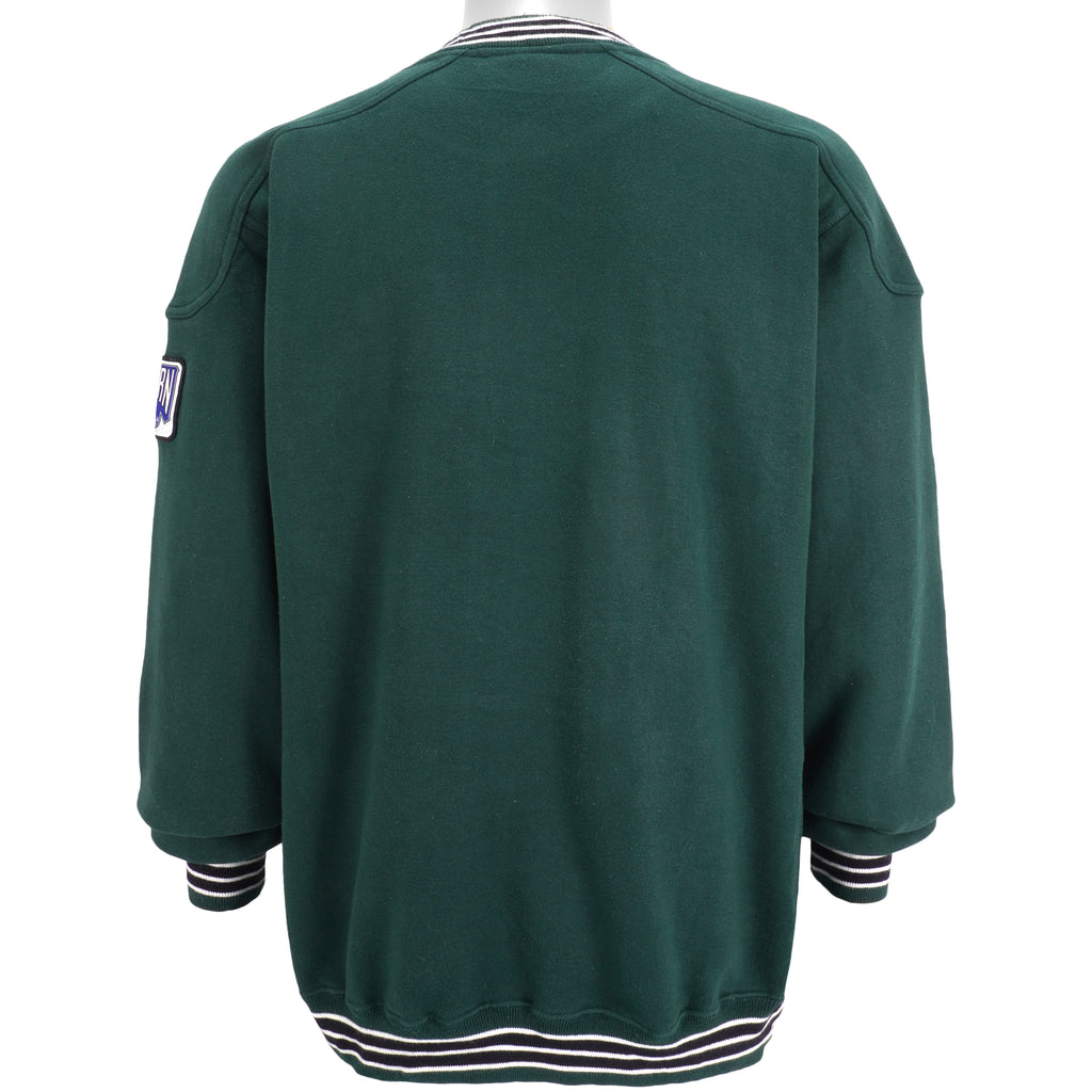 NHL (Lee) - Dallas Stars Embroidered Crew Neck Sweatshirt 1990s Large Vintage Retro Hockey