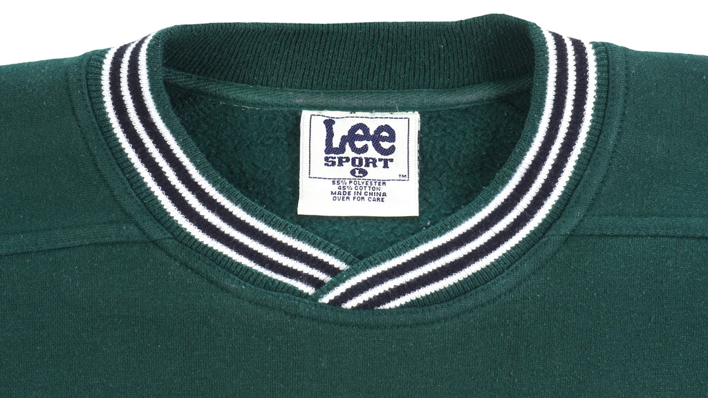 NHL (Lee) - Dallas Stars Embroidered Crew Neck Sweatshirt 1990s Large Vintage Retro Hockey