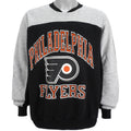 NHL (Chalkline) - Philadelphia Flyers Two-Tone Sweatshirt 1990s X-Large Vintage Retro Hockey